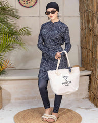 Black Tangle Burkini 2221 - Youlya -