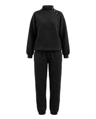 Obsidian Weave Pajama Set 6712A - Youlya - winter pajama set