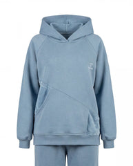 Slant Hoodie Pajama Set 6705 - Youlya - winter pajama set