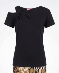 Black Twist Pajama Set 6816 - Youlya - pajama set