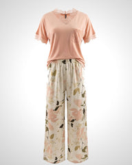 Blush Lace Pajama Set 6813 - Youlya - pajama set