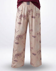 Burgundy Lace Pajama Set 6811 - Youlya - pajama set