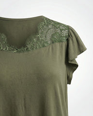 Olive Lace Pajama Set 6810 - Youlya - pajama set